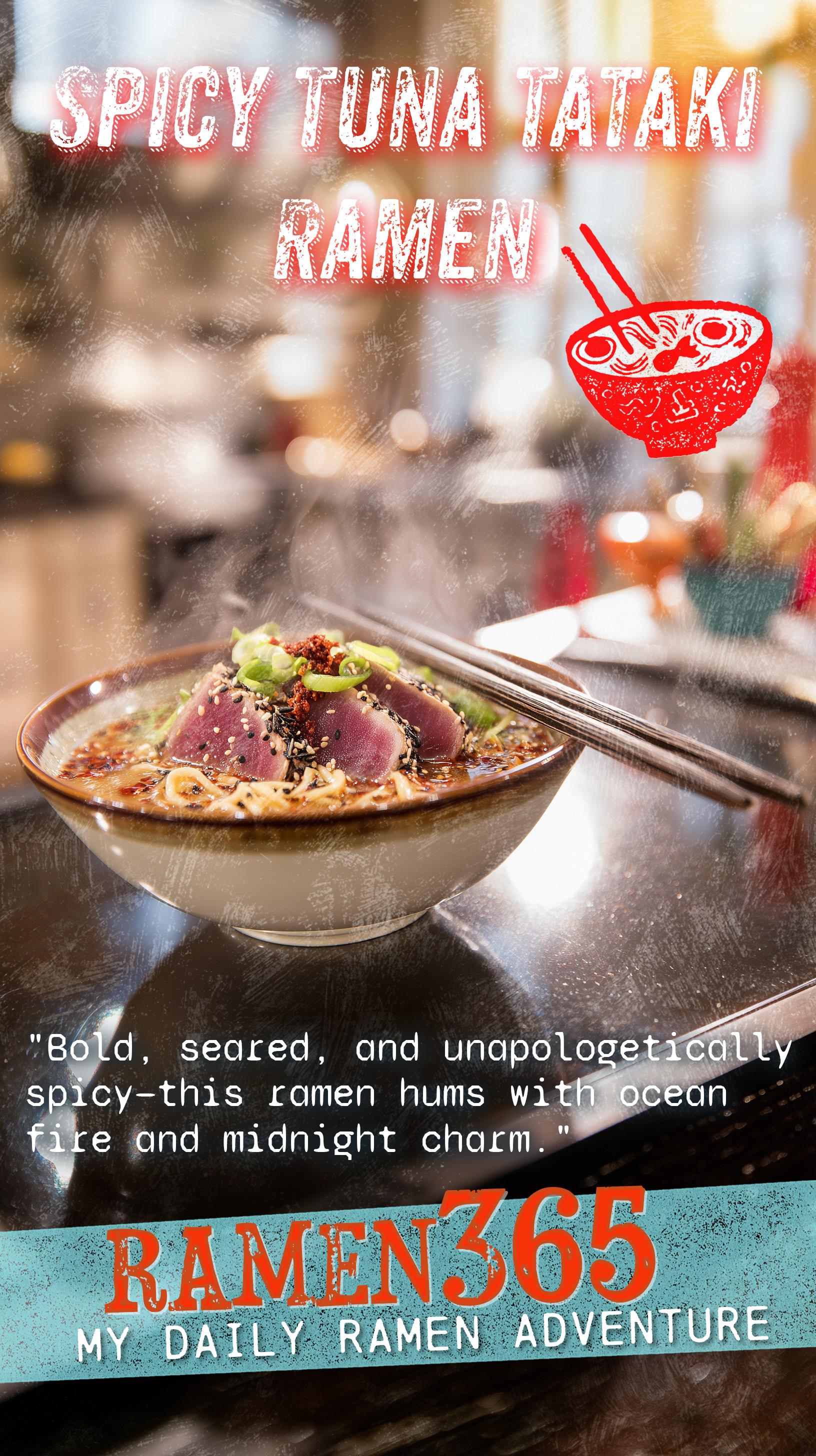 Spicy Tuna Tataki Ramen