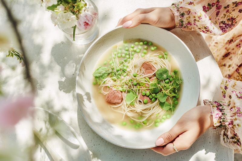 Spring Lamb Peas Mint Ramen