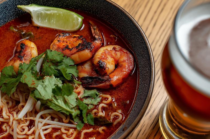 Sriracha Shrimp Ramen