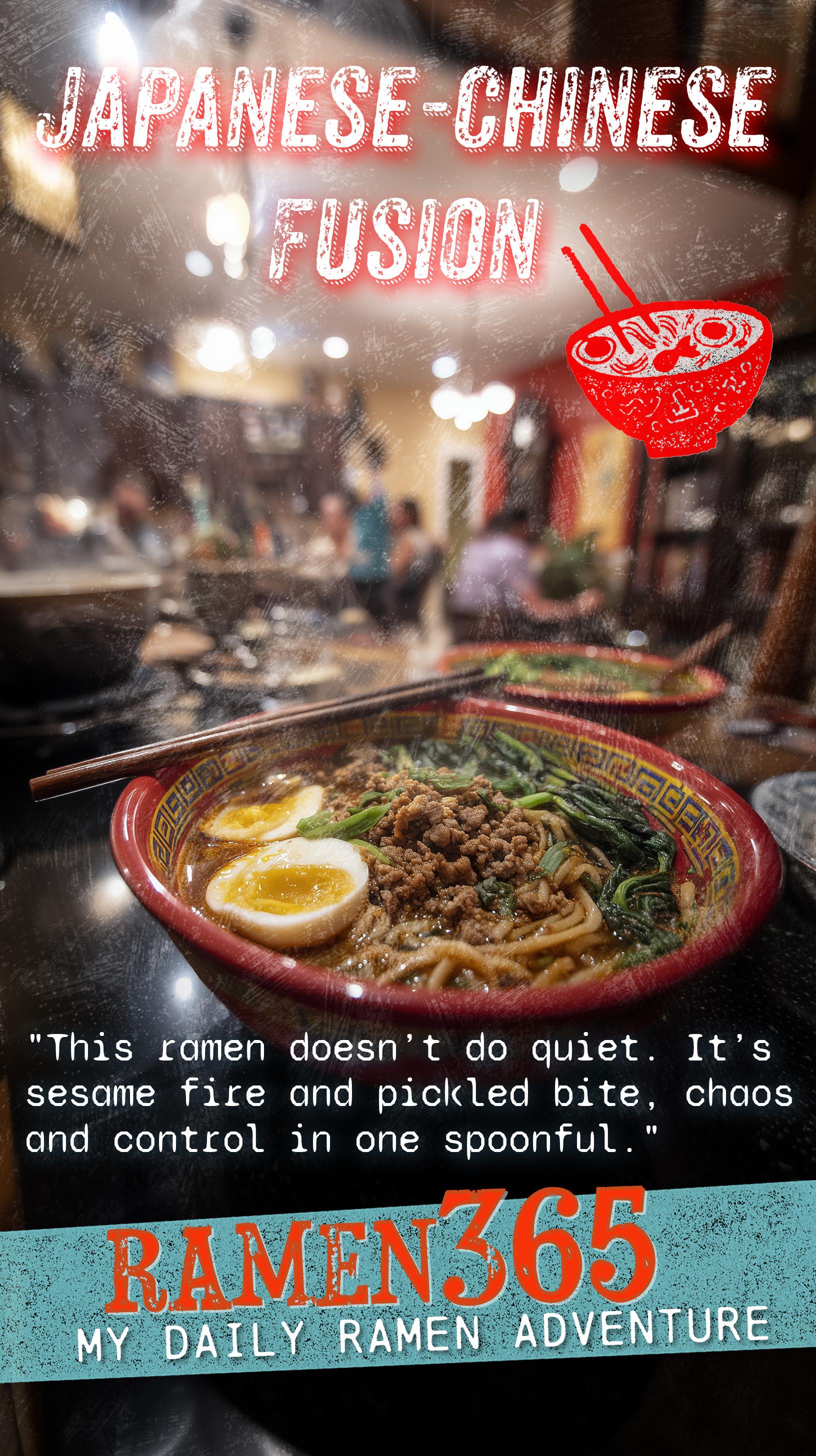 Tantanmen with Pickled Mustard Greens