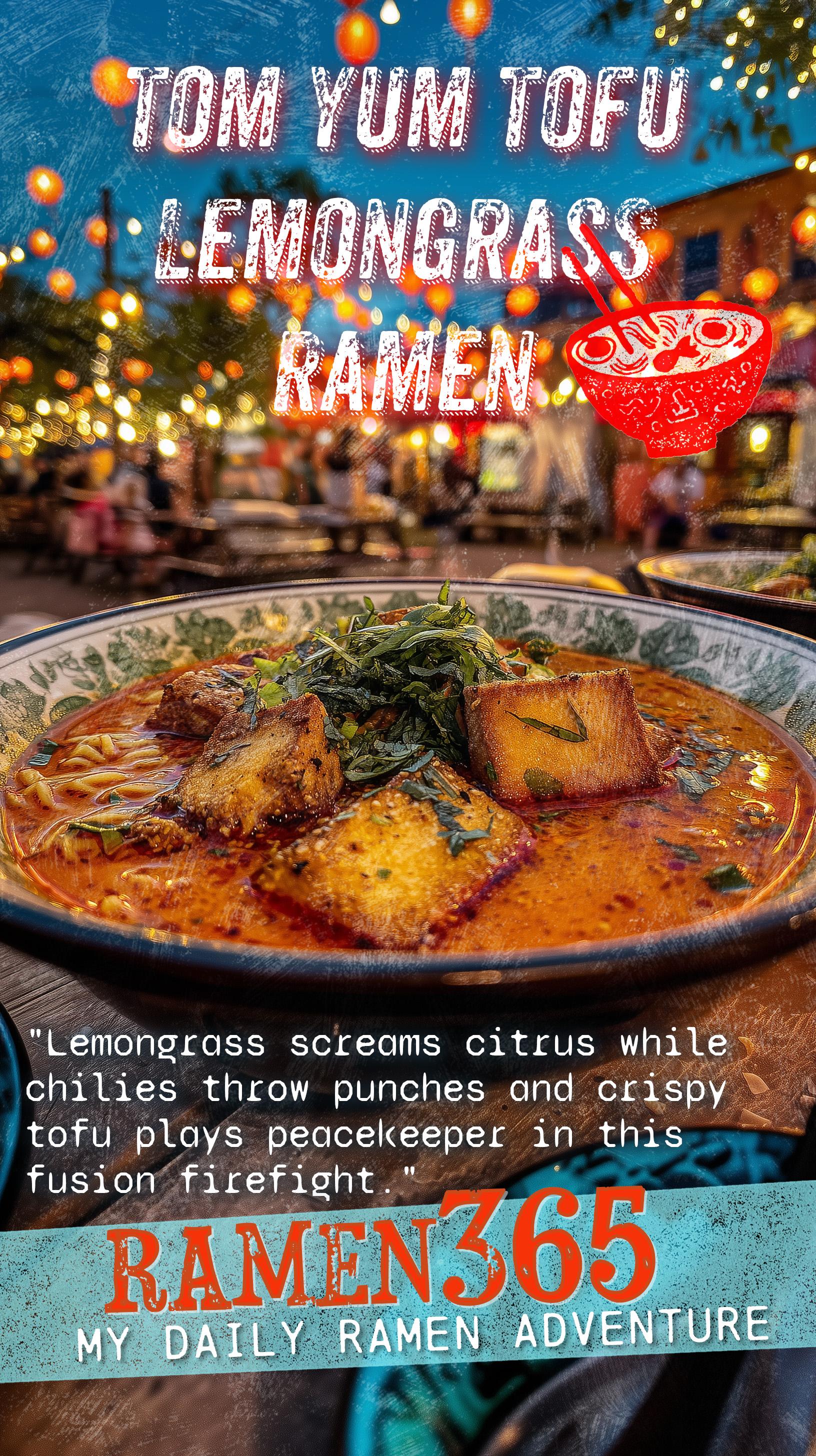 Tom Yum Tofu Lemongrass Ramen