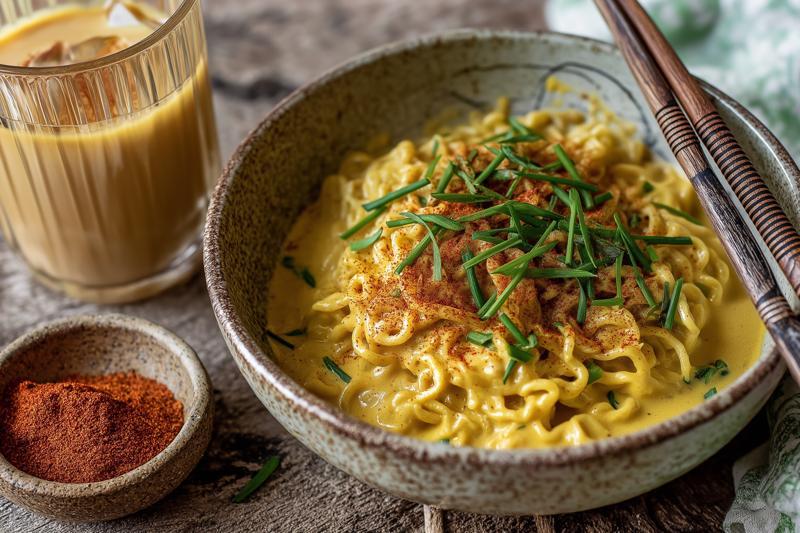 Vegan Cheesy Ramen
