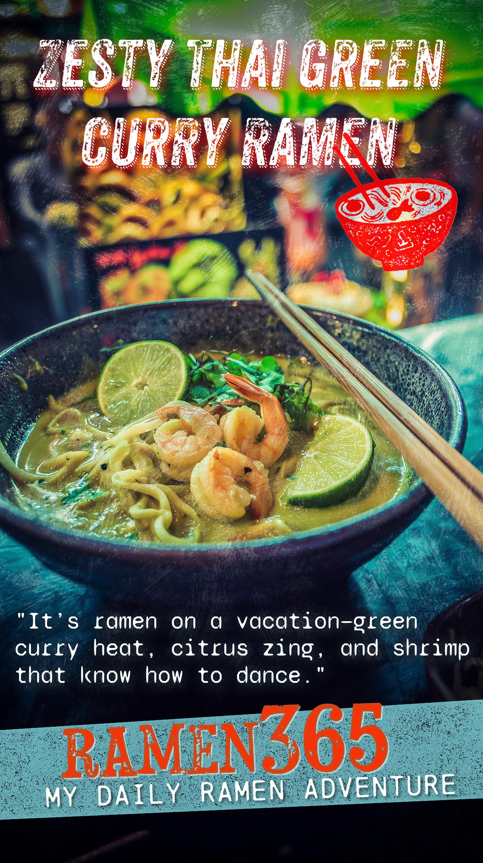 Zesty Thai Green Curry Ramen