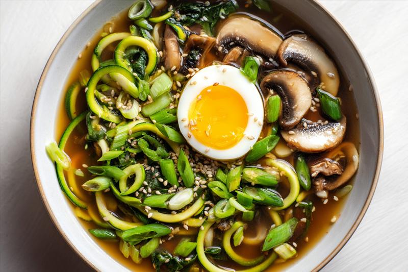 Zucchini Noodle Ramen