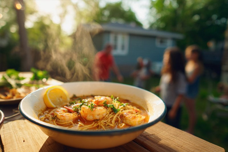 Garlic Butter Shrimp Ramen - Today's Ramen