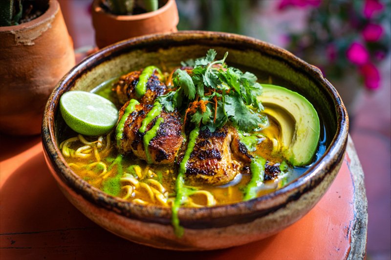 Peruvian Chicken Ramen - Today's Ramen