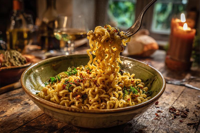 Anchovy Garlic Oil Ramen