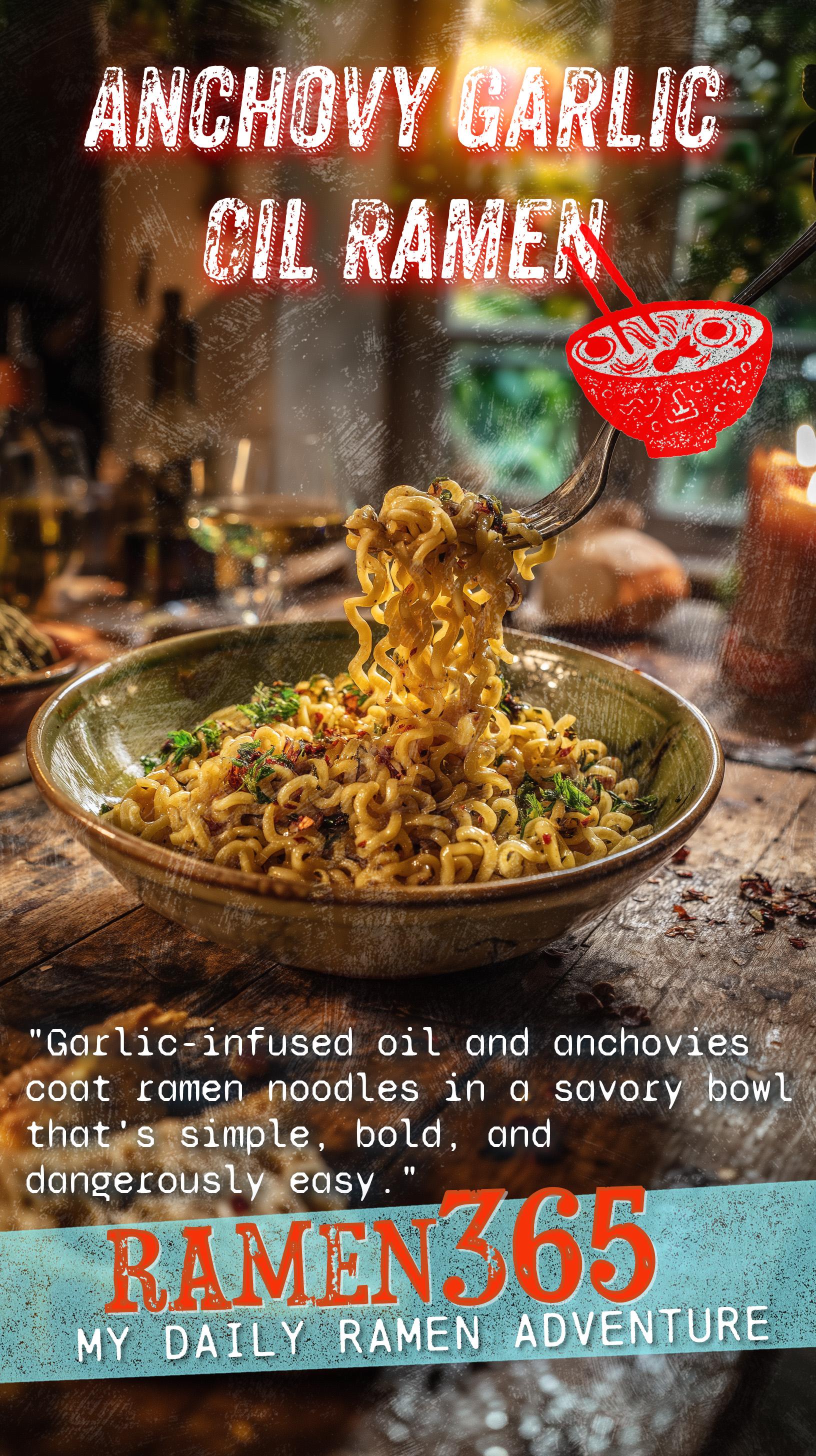 Anchovy Garlic Oil Ramen