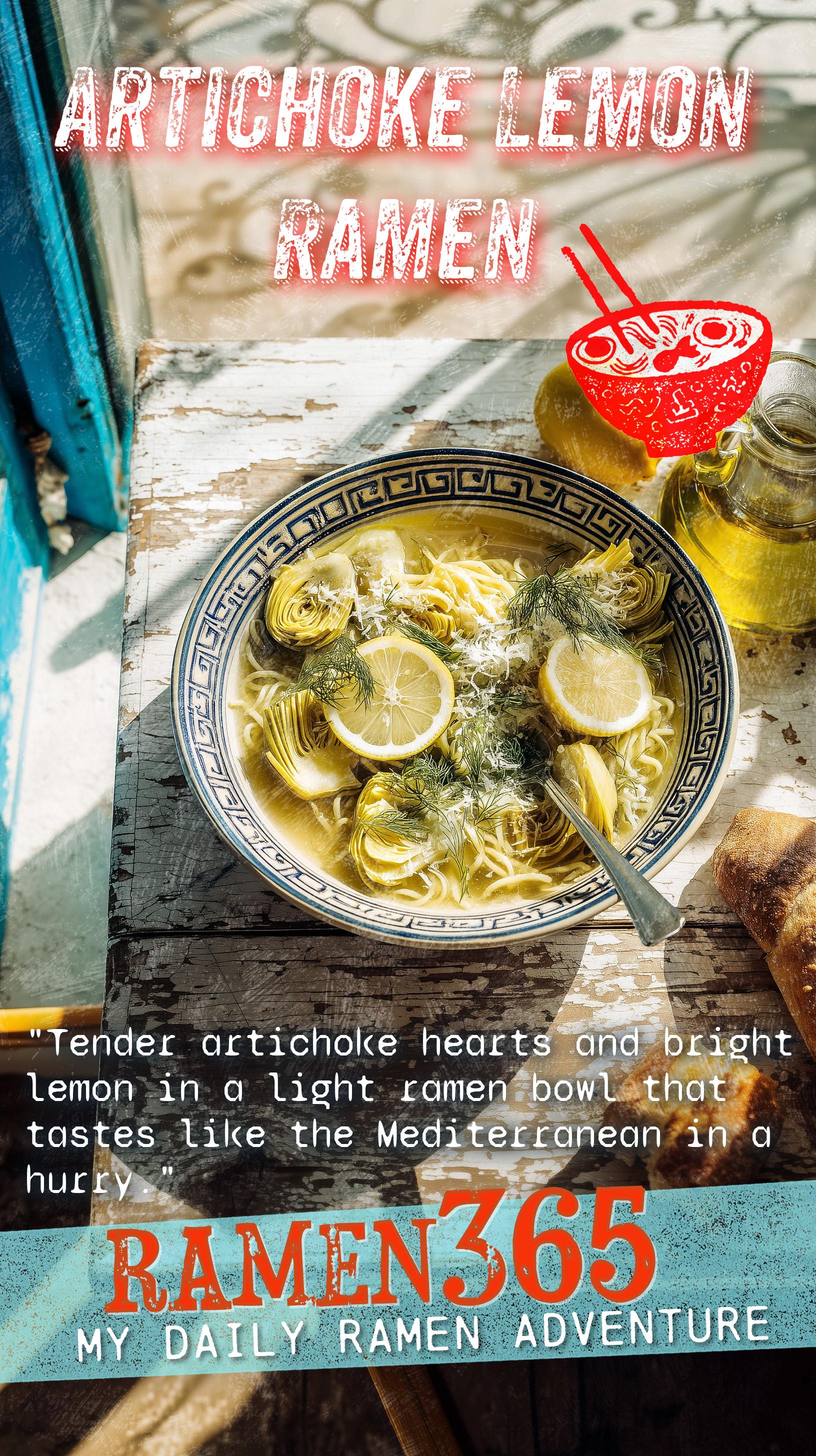 Artichoke Lemon Ramen