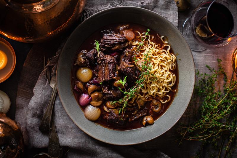 Beef Cheek Bourguignon Ramen
