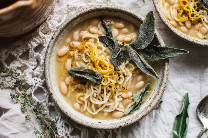 Butter Bean Sage Ramen