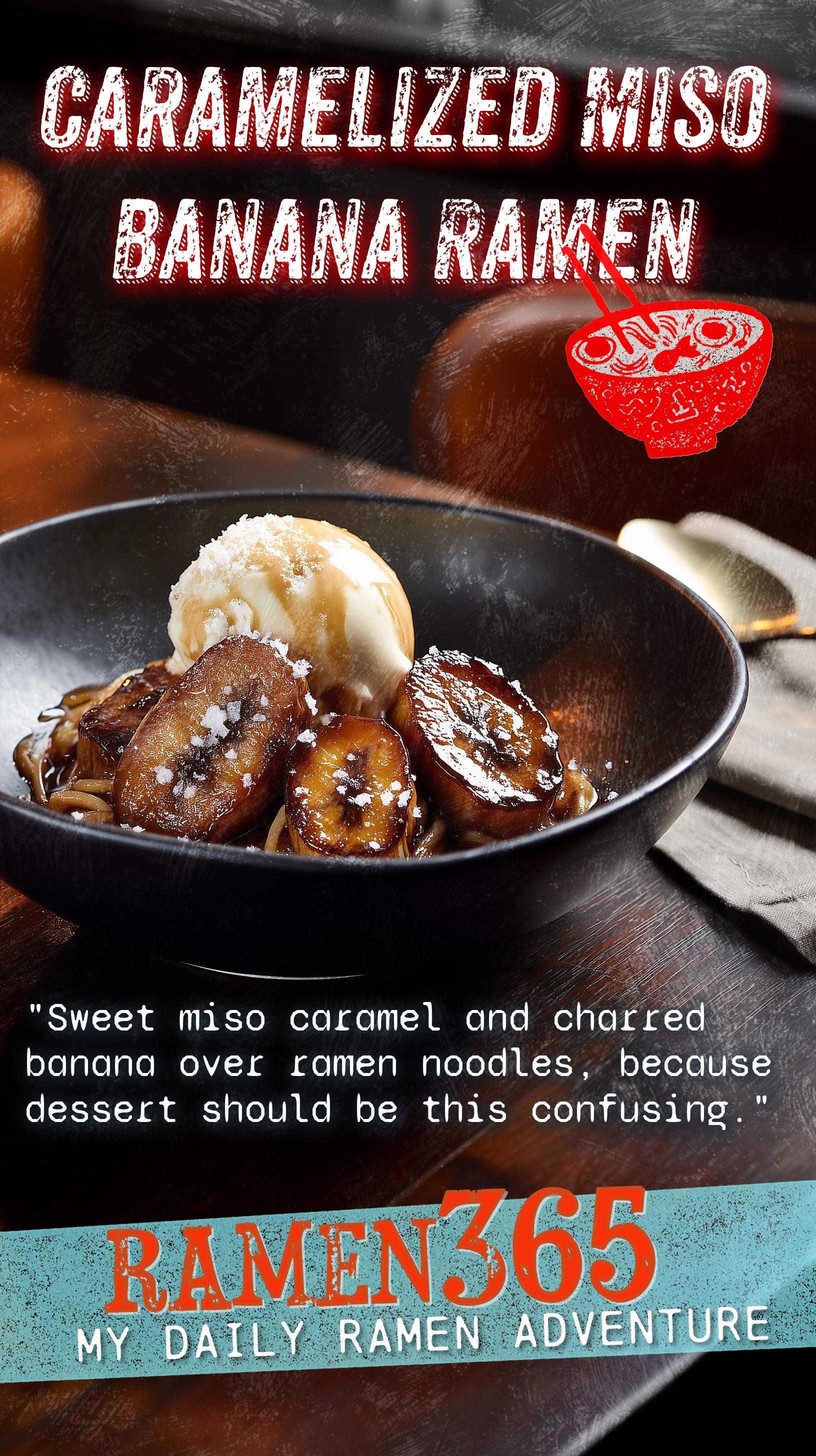 Caramelized Miso Banana Ramen