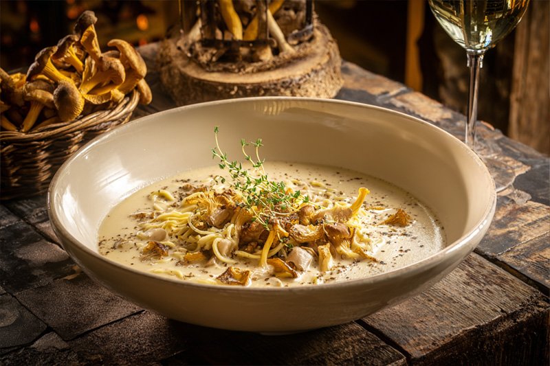 Chanterelle Cream Ramen - Today's Ramen