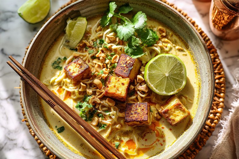 Coconut-Cashew Paneer Ramen - Today's Ramen
