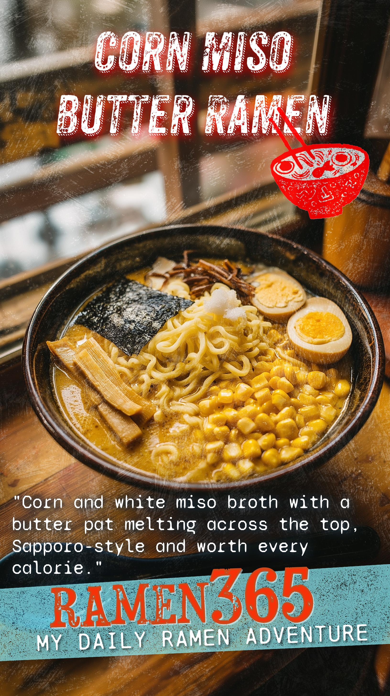 Corn Miso Butter Ramen