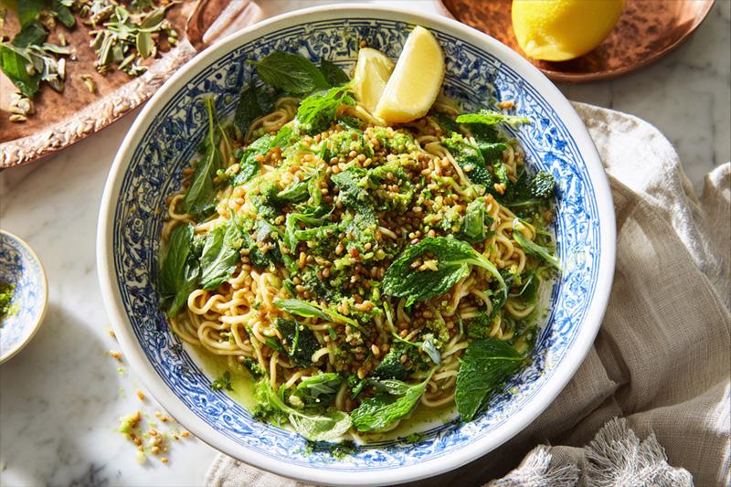 Freekeh Herb Ramen Bowl
