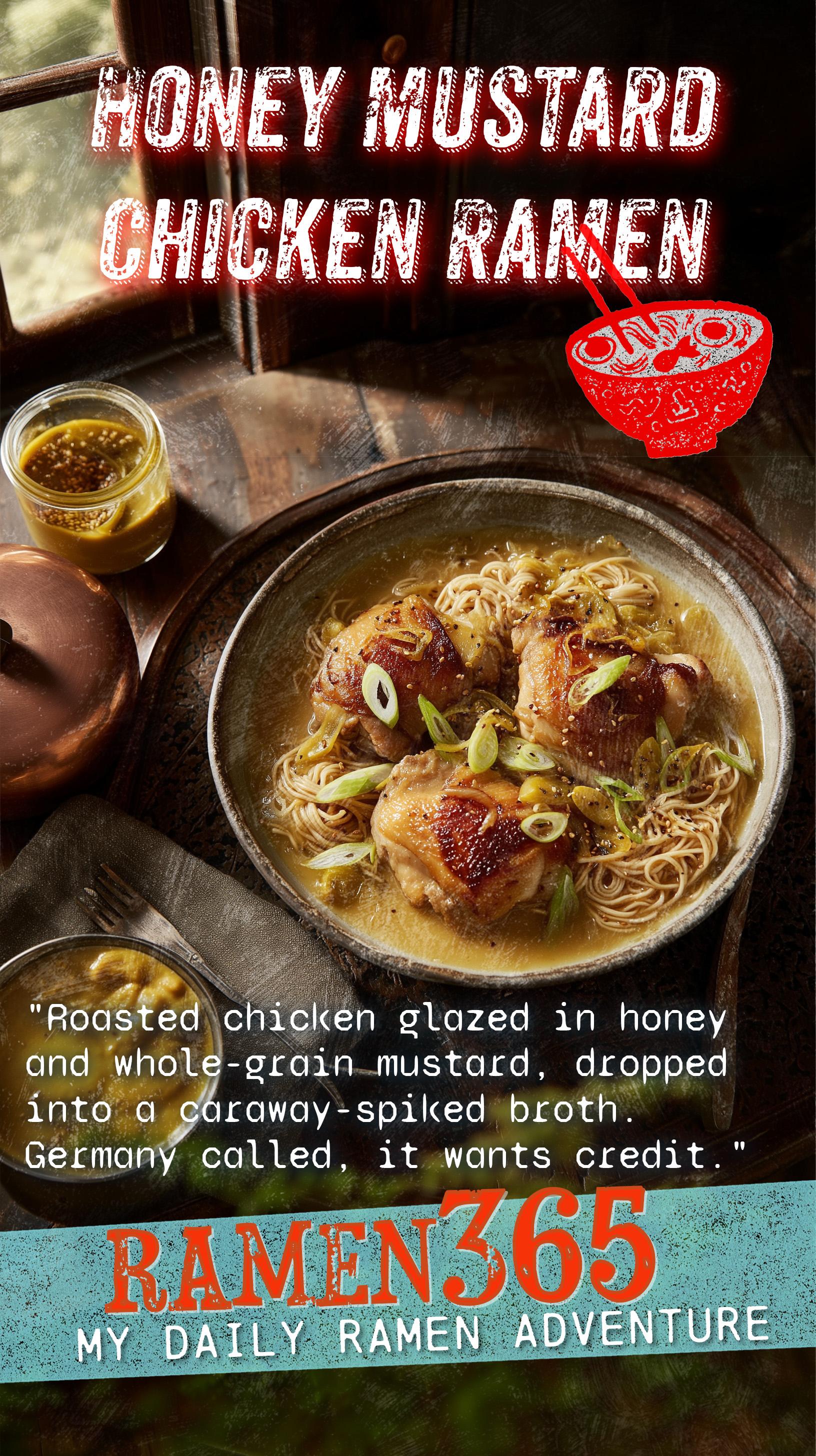 Honey Mustard Chicken Ramen