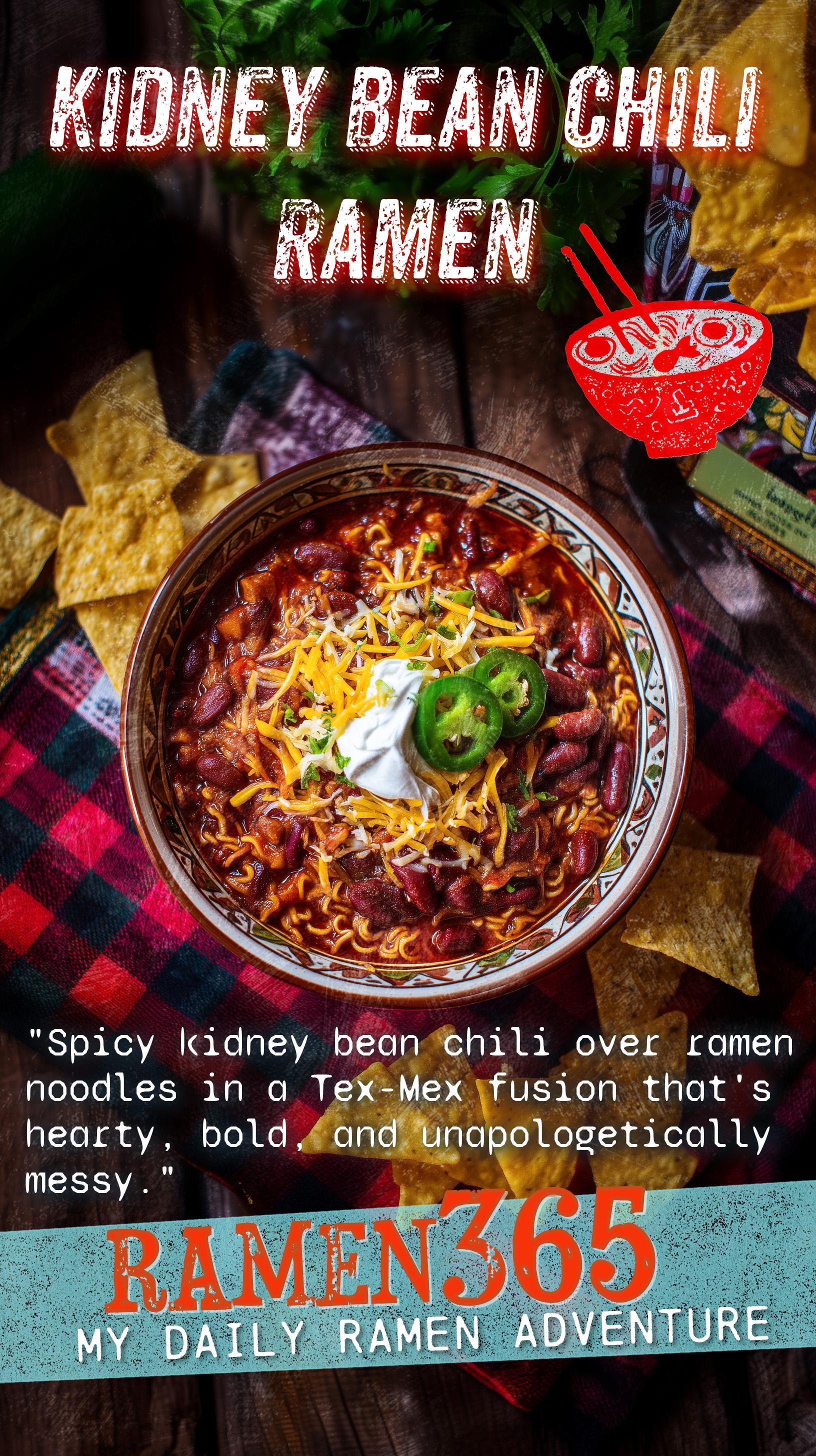 Kidney Bean Chili Ramen