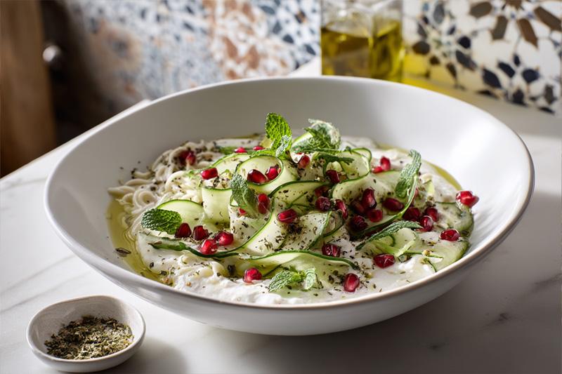 Labneh Cucumber Ramen