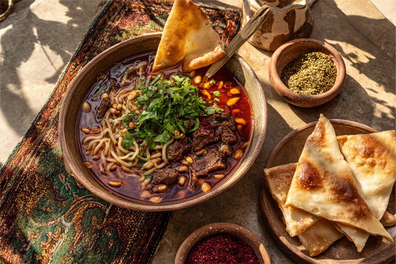 Lamb Sumac Flatbread Ramen - Today's Ramen