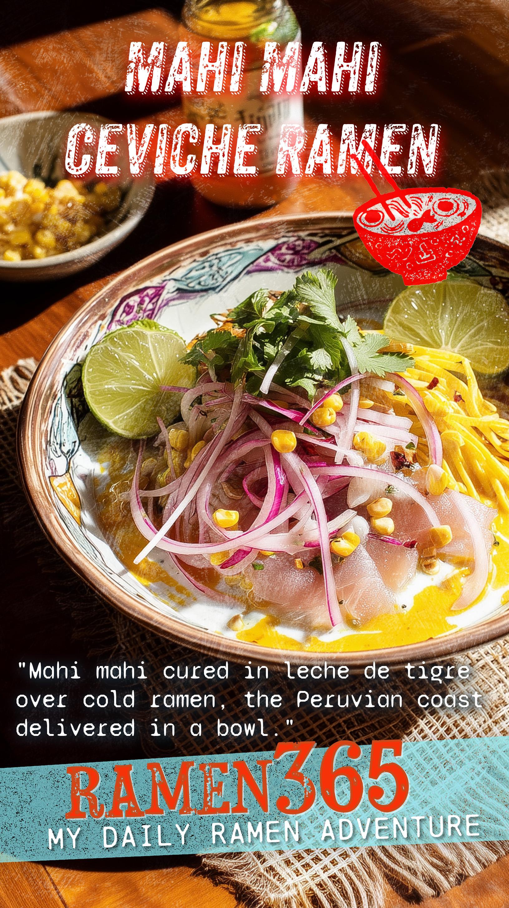 Mahi Mahi Ceviche Ramen