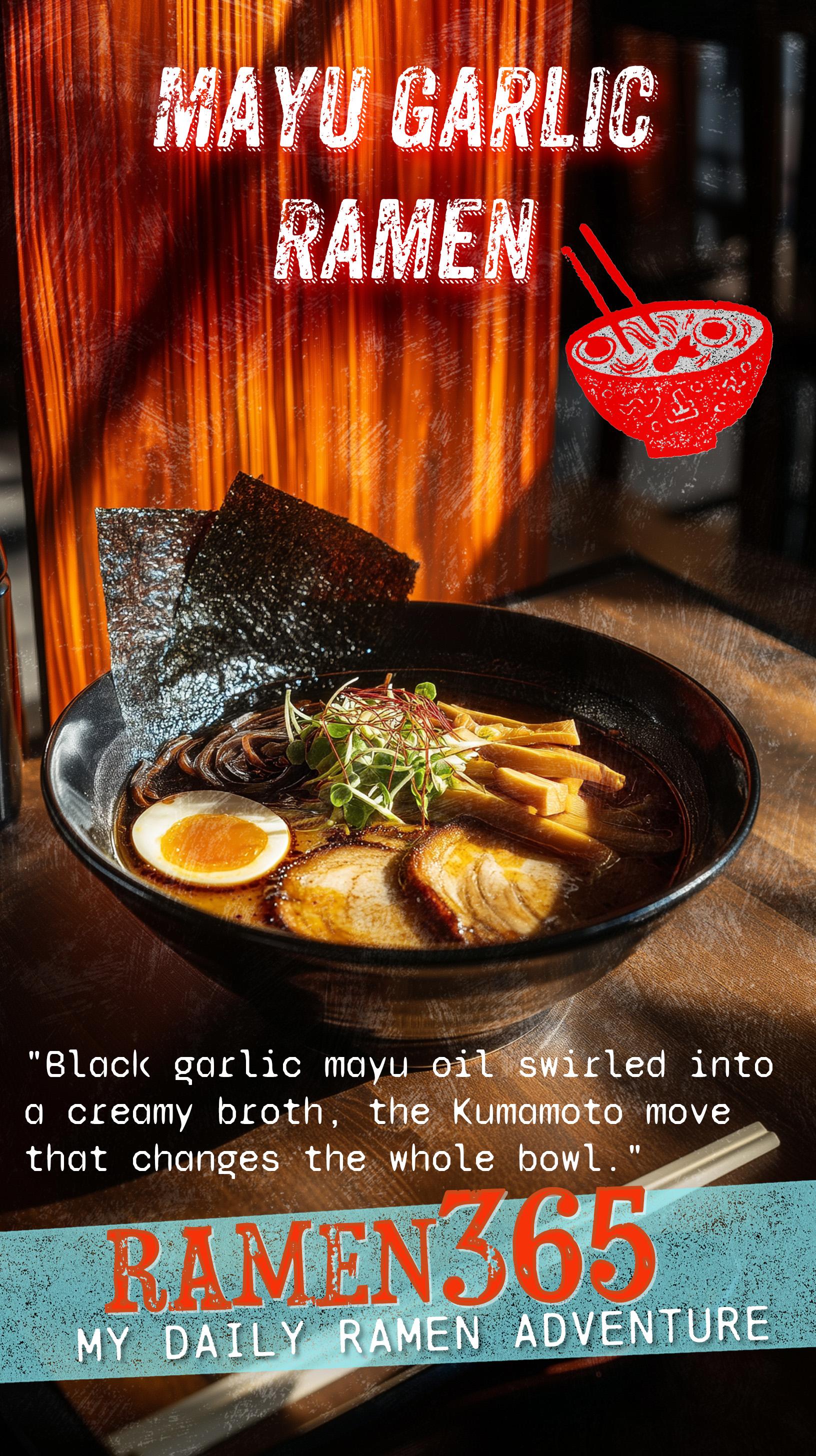 Mayu Garlic Ramen