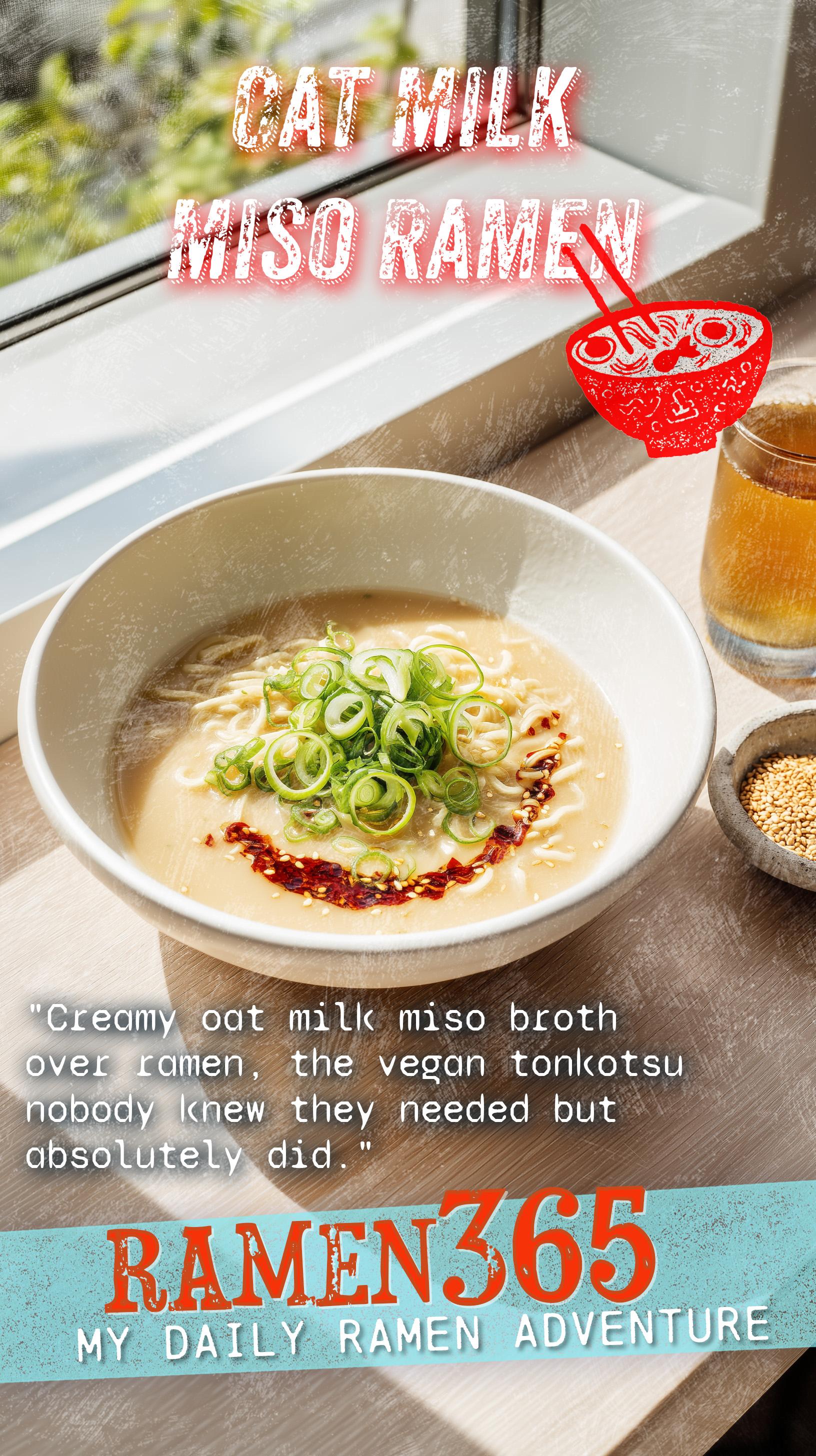 Oat Milk Miso Ramen
