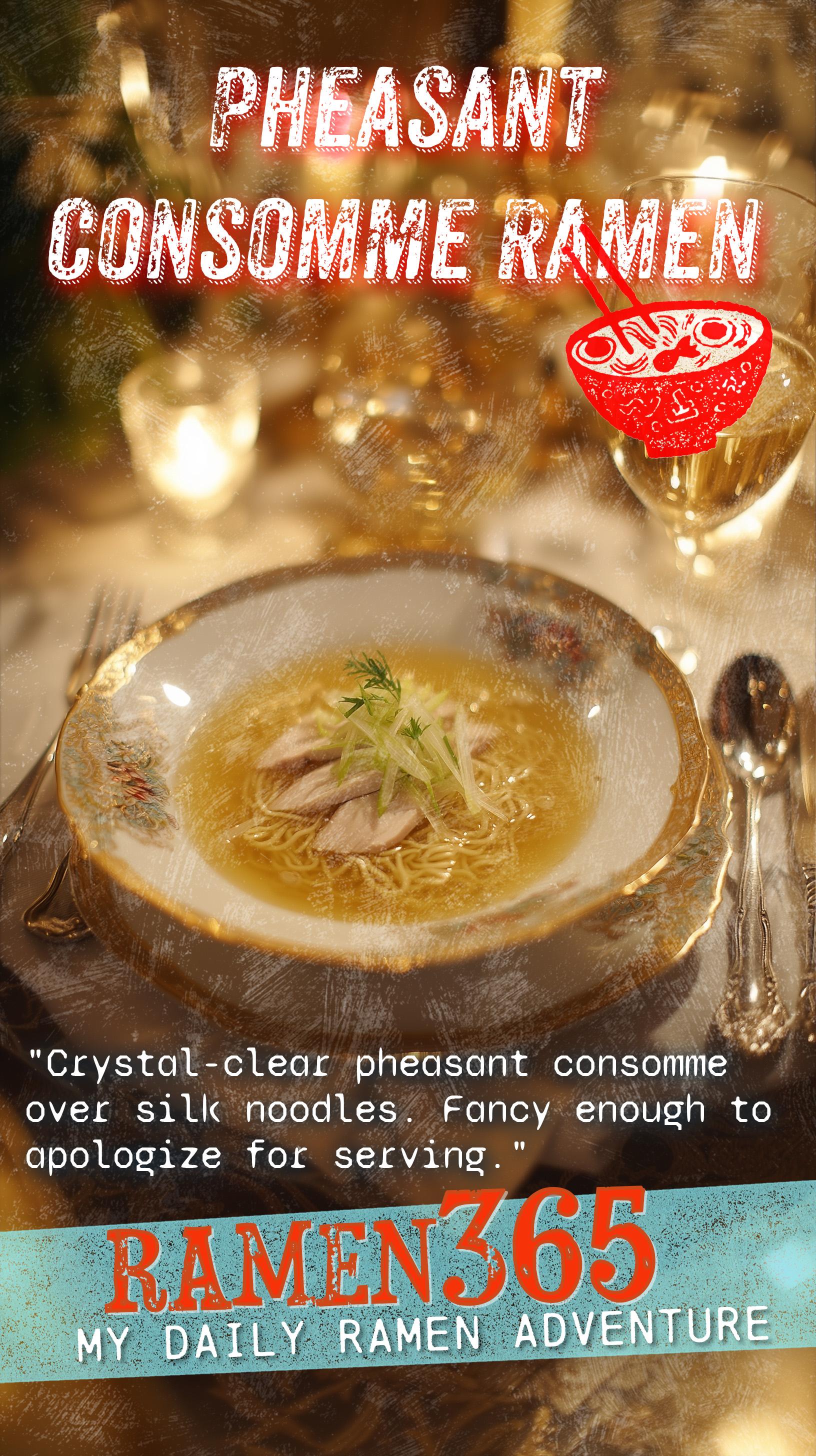 Pheasant Consomme Ramen