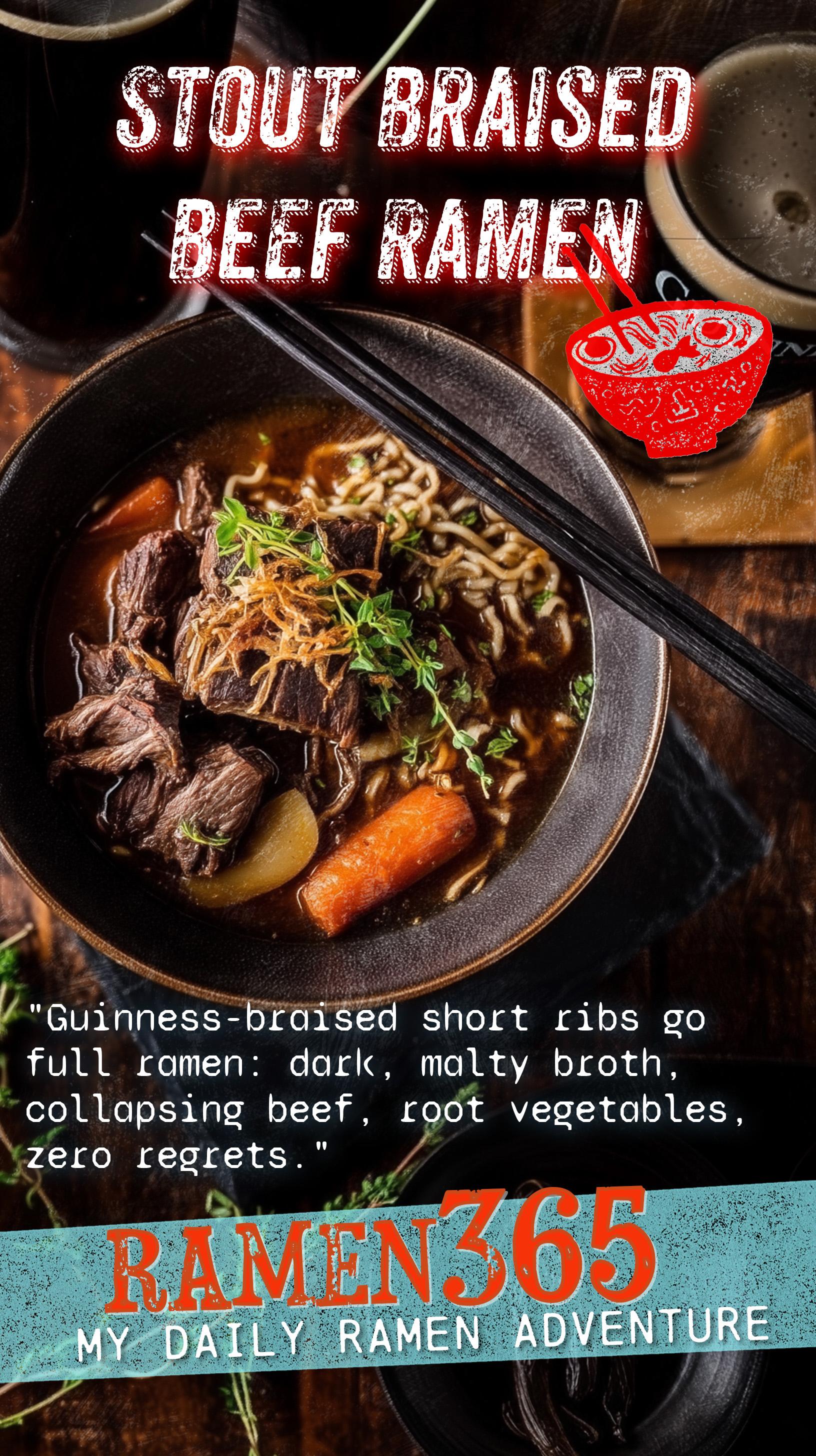 Stout Braised Beef Ramen